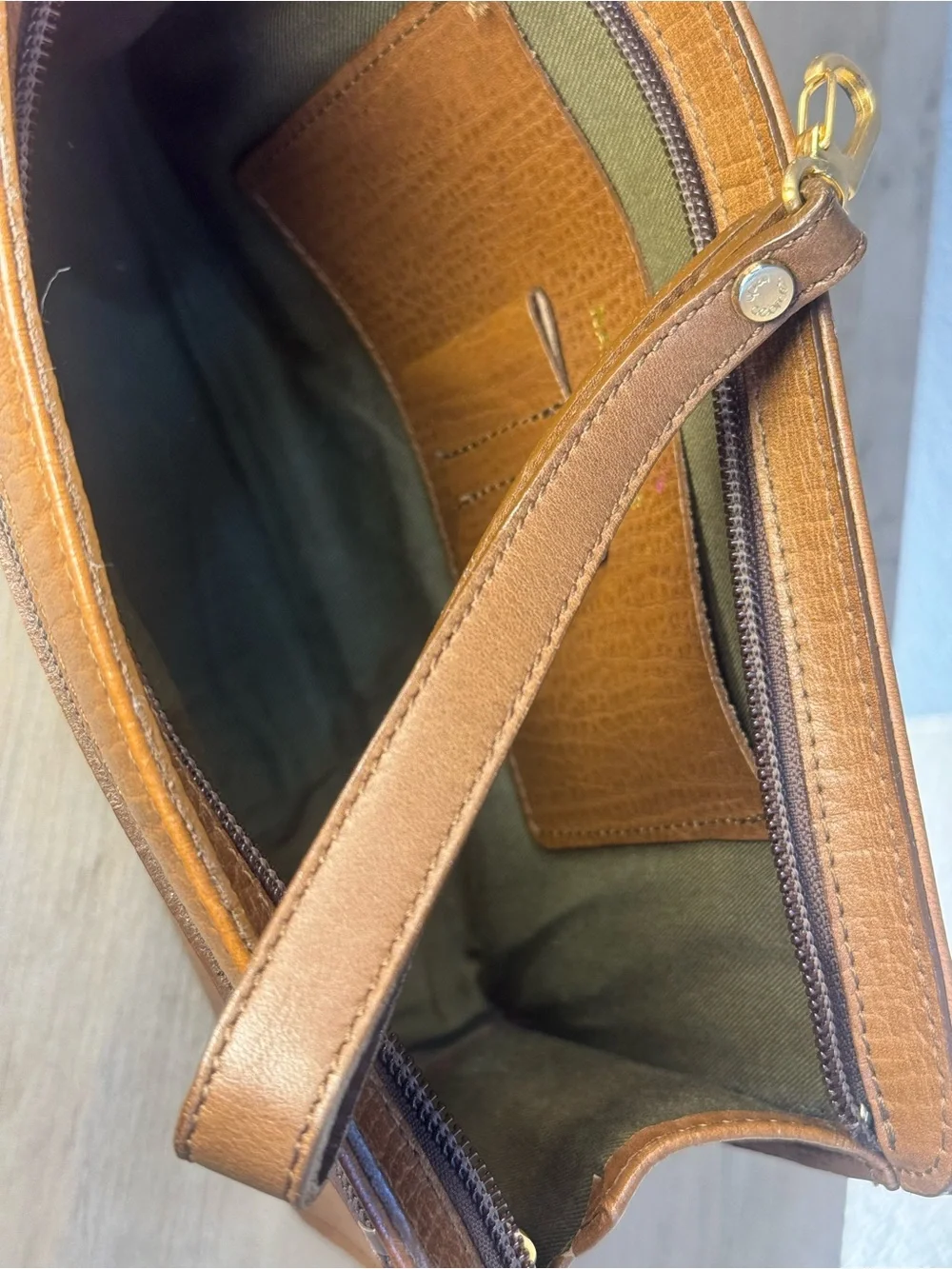 Vintage Georges Rech Paris Mens Leather Document Case Portfolio NWT